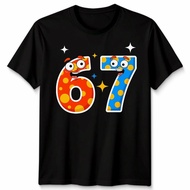67Th Birthday Celebration Numbers Men T Shirt Men Graphic Tee Milestone