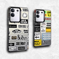 RN62 Band Metal Rock Case Vivo series Compatible for Vivo Y29 4G Y19S V50 V40 V50 Lite V40 Lite Iqoo