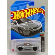 Hot Wheels BMW i8 ROADSTER Metallic Grey 1/64 Diecast Car [7cm x 2.5cm x 2cm] Matchbox Majorette Col