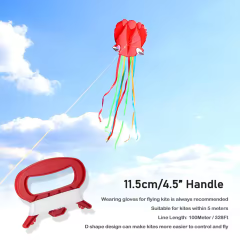 9KM DWLIFE 4m 100m small line Octopus Kite Line Laundry Kiteripstop nylon For Adults High Quality wi