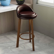 Bar chair, simple backrest, front desk chair, household high stool, bar chair, bar stool