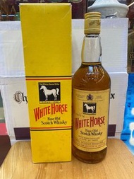 八十年代蘇格蘭白馬威士忌WHITE HORSE（750ml）（日本版）