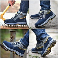 High-top Safety Shoes Welding Shoes Waterproof Safety Boots Anti-Slip Protective Shoes Steel Toe Safety Shoes Steel Toe Work Shoes Electric Welder Protective Shoes Anti-Scalding Work Shoes Protective Shoes Kevlar Sole Steel Toe Shoes Anti-Slip Wor