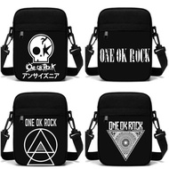 Black One Ok Rock Band Sling Bag Made of 100% Cordura Canvas Mini Band One Ok Rock Sling Bag Mini Sl