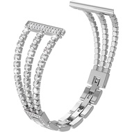 สาย สำหรับ Garmin Forerunner 570 47mm 42mm สายโลหะ Bling Rhinestone สายนาฬิกา อุปกรณ์เสริมสมาร์ทวอทช