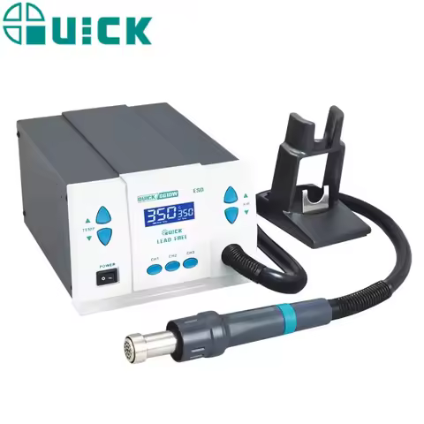 QUICK Original Hot Air Gun 861DW 220V/110V Rework Station 1000W Air Dryer for Soldering PCB Repair T