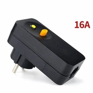 16Amp Circuit Breaker Plug 10mA EU Plug Personal Protection Plug Circuit Protection FI Circuit Break