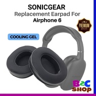 1 Pair Sonicgear Airphone 6 Compatible Replacement Cooling Gel Ear Pads Cushion Earpad