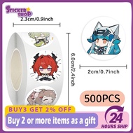 500pcs Game ‌Arknights Endfield‌ Roll Sticker DIY Laptop Phone Kid Toy Gifts Sealing Sticker Label