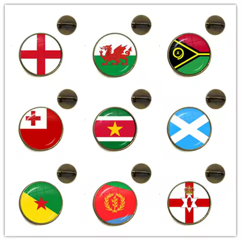 National Flag Ireland, Wales, Vanuatu, Tonga, Suriname, Scotland, French Guiana, Eritrea, Northern I