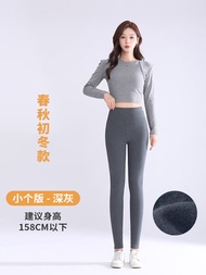 High Elastic Pure Cotton Vertical Stripes Womens Base Pants Spring Autumn plus Size 148cm 200Pounds