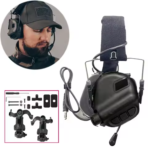 EARMOR M32 MOD4 Tactical Headset Anti-Noise Headset with 360° Rotation Bracket kit Tactical Aviation