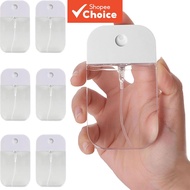 Card Type Refillable Perfume Spray Bottle Travel Portable for Facial Mist Moisturizing Water 6Pcs 50