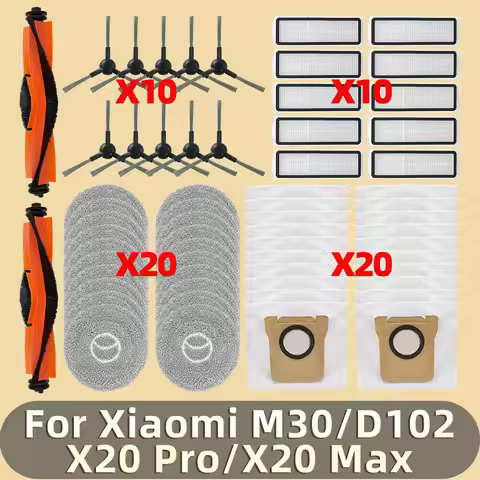 Parts Fit For Xiaomi Mijia M30 D102 / Xiaomi X20 Pro D102GL / Xiaomi X20 Max D109GL Dust Bag Main Si