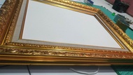 frame Bingkai pigura gold ukuran 60x80 &amp; 30x40(BISA REQUEST UKURAN LAIN )