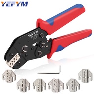 Ratcheting Crimping Tool Set 8 PCS with Changeable