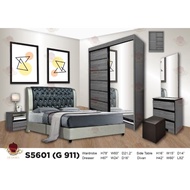 【𝐄𝐔𝐃𝐎𝐑𝐀 𝐅𝐔𝐑𝐍𝐈𝐓𝐔𝐑𝐄】 5ft x 7ft Bedroom set / 5ft x7ft Wardrobe / Set Bilik Tidur 5 kaki / Almari Baju 