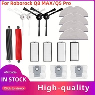 For Roborock Q8 Max Accessories DouRoller Side Brush Filter Dust Bags Mop Cloth Roborock Q5 Pro / Q5