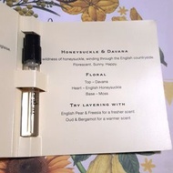 Jo Malone 金銀花與印蒿 1.5ml🍑Honeysuckle &amp; Davana 忍冬 試管香水 噴瓶 淡香水 噴霧 小香 英國梨與小蒼蘭