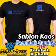 Gaming Facebook T-shirts Custom Facebook T-shirts Free/ Add Account ID