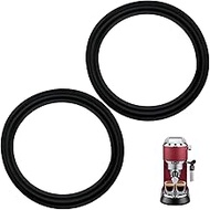 Silicone Gasket, Pack of 2, Suitable for DeLonghi EC685 EC680 EC850 EC860, Replacement Part for Port