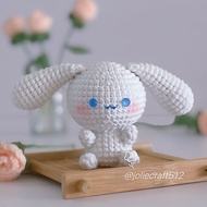 Lovely Cinnamoroll knitted keychain