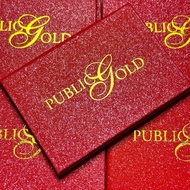 Public gold card holder box bekas simpanan kad emas