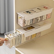 NEW Drawer Underwear Organizer Divider, Wall Mount 6 Cell Drawer Storage Boxes and Acrylic Organize