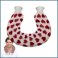 Neck Hot Water Bottle 1.2L Cute Neck Warmer Soft PVC Hot Water Warmer Flexible U Shaped Hot Water Bottle smbsg smbsg