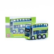 Yisheng Car Length Q Version Singapore Bus MAN A95 B9TL Green Coating Color Coating Double-Decker Bu