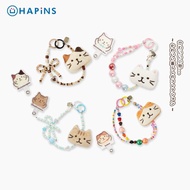Japan HAPiNS Chain Shell Hanging Chain Camera Chain Pendant Lanyard Cat Sanhua Cat Cute Gasket