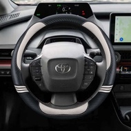 Car Steering Wheel Cover Leather For Toyota 30 20 V C Prius 2023-2024 bZ4X 2022-2024 Auto Accessorie