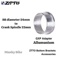 Ztto Adapter Bottom Bracket BB GXP - Convert 24mm to Sram GXP 22mm Alloy