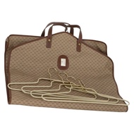 GUCCI Micro GG Supreme 服裝罩 PVC 米色金色 正品 gh944