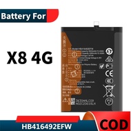 Battery Bateri for HONOR X8 4G Model: HB416492EFW