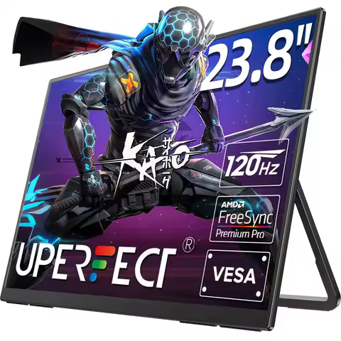 UPERFECT 23.8Inch 100Hz Portable Monitor Desktop Display Gamer Laptop Screen 1920*1080 For Phone Xbo