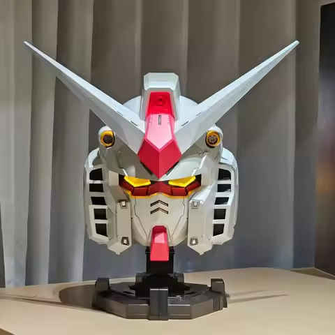 Rx-78-2 Ganso Yuanzu Comic Exhibition Cosplay Helmet Wearable Luminous Version Desktop decoration Bo