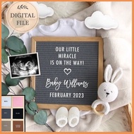 Baby Name Plate / Felt Letter Board Set / Letter Board / Letter Board / Includes Letters / Letter Na