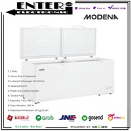 Grosir MODENA MD65W - CHEST FREEZER BOX 2 PINTU 650 L MODENA MD65 MD