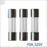GD 10PCS 5*20mm 125V 5 Amper Glass Fuse F5AL125V Fast Blow Glass Fuse New original 5mmX20mm Fuse 5A1