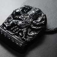 黑曜石大黑天財神 礦石/水晶/靈修/開運/招財/破煞/防小人