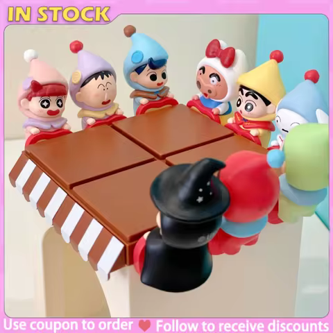New Crayon Shin-Chan Dwarf Fairy Tales Apple Go Away Blind Box Cute Mini Anime Characters Phone Comp