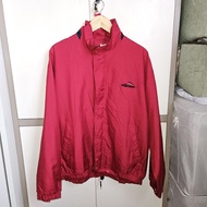 MERAH ELLESSE BRAND CASUAL JACKET On Tage 100 size L/XL RED COLOR Original full embossed