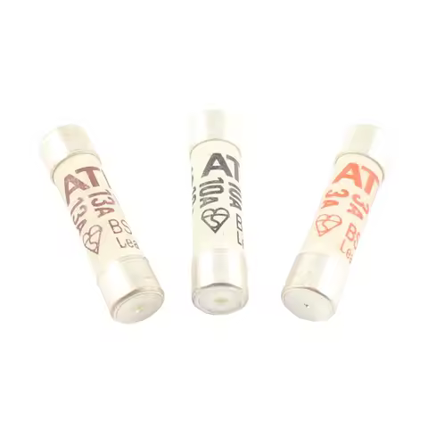 5pcs Plug Fuse BS1362 6*25 Filling Sand Riot Tube Ceramic Cartridge Fuse 6x25mm 3A 10A 13A 240V Lead