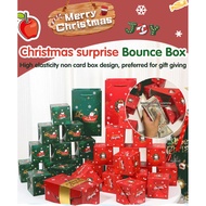 Christmas jumping box surprise red envelope box Christmas jumping box red envelope box