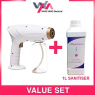 Wireless Sanitizer Spray Gun 消毒枪 Blue Light Nano Atomizer Spray Handheld Disinfection Pistol Sanitizer Pembasmian kuman