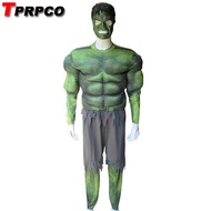 TPRPCO Adult Captain America Hulk Superman SpiderMan Muscle Avengers Costume Superhero Fantasy Movie
