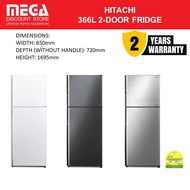 HITACHI R-VX450PMS9 366L 2-DOOR FRIDGE (2 TICKS)