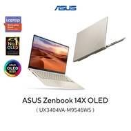 (Clearance0%10ด.) ASUS NOTEBOOK (โน้ตบุ๊ค) ZENBOOK 14X OLED (UX3404VA-M9546WS) : i5-13500H/16GB LPDDR5/SSD 512GB/14.5" 2.8K OLED Glossy 120Hz/Intel Iris Xe Graphics/Win11+Office&amp;Student 2021/3 Years +1Year Perfect/ตัวโชว์DEMO