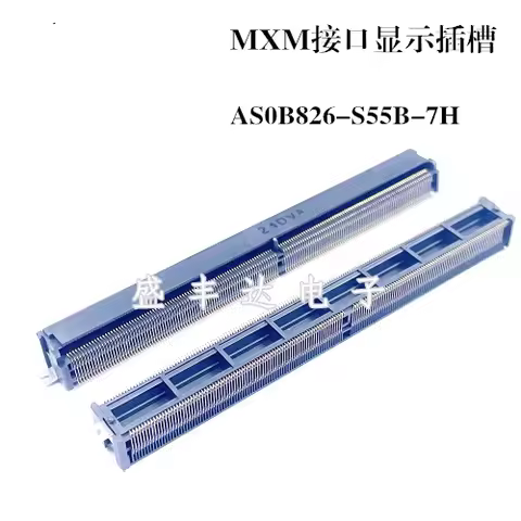 New original AS0B826-S55B-7H 314P 0.5mm 5.5H MXM Graphics Card Slot Memory Connector New 10pcs/lot